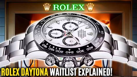 rolex daytona warteliste|rolex watches waitlist.